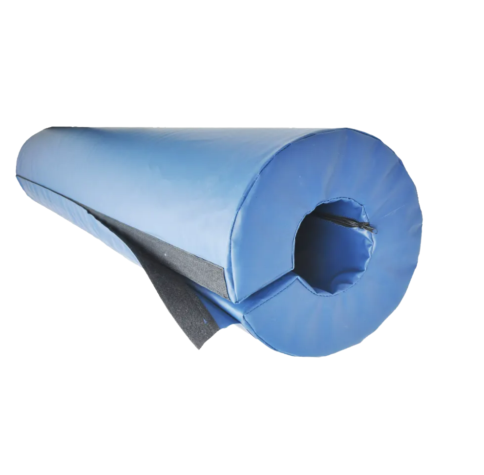 4' TALL POLE PAD, 3" DIAMETER FLAP CLOSURE ATTACHED