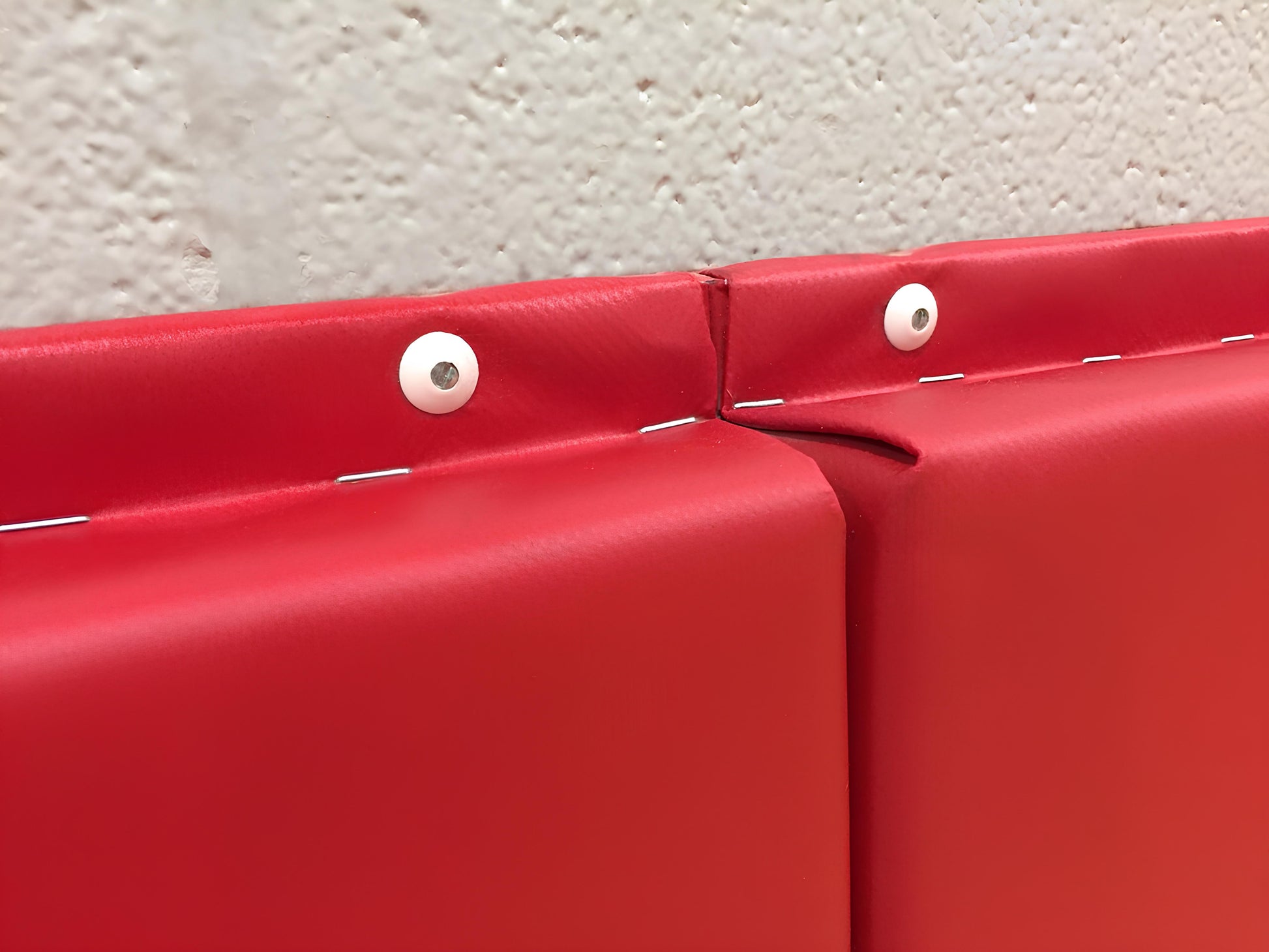 CUSTOM WOOD BACKED GYM WALL PADDING PANELS 2' X 4'