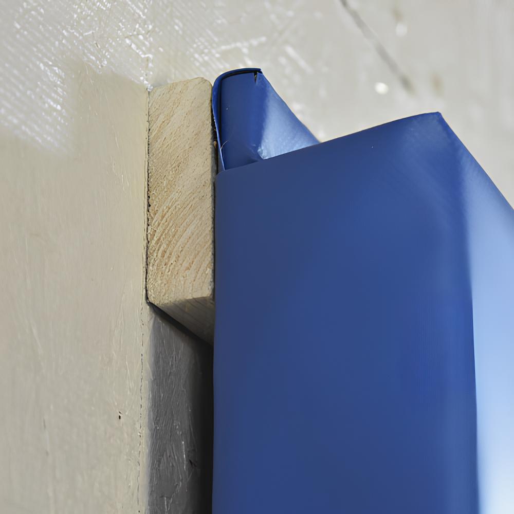 CUSTOM WOOD BACKED GYM WALL PADDING PANELS 2' X 4'