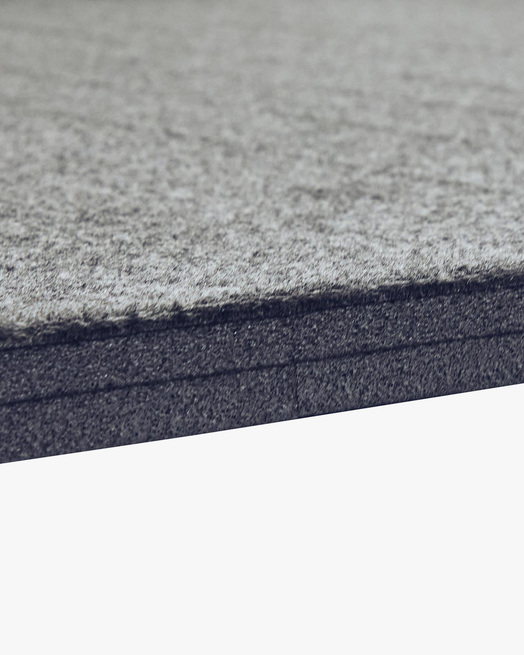 1-3/8” CARPET BONDED FOAM (blue, black, gray, and charcoal gray)