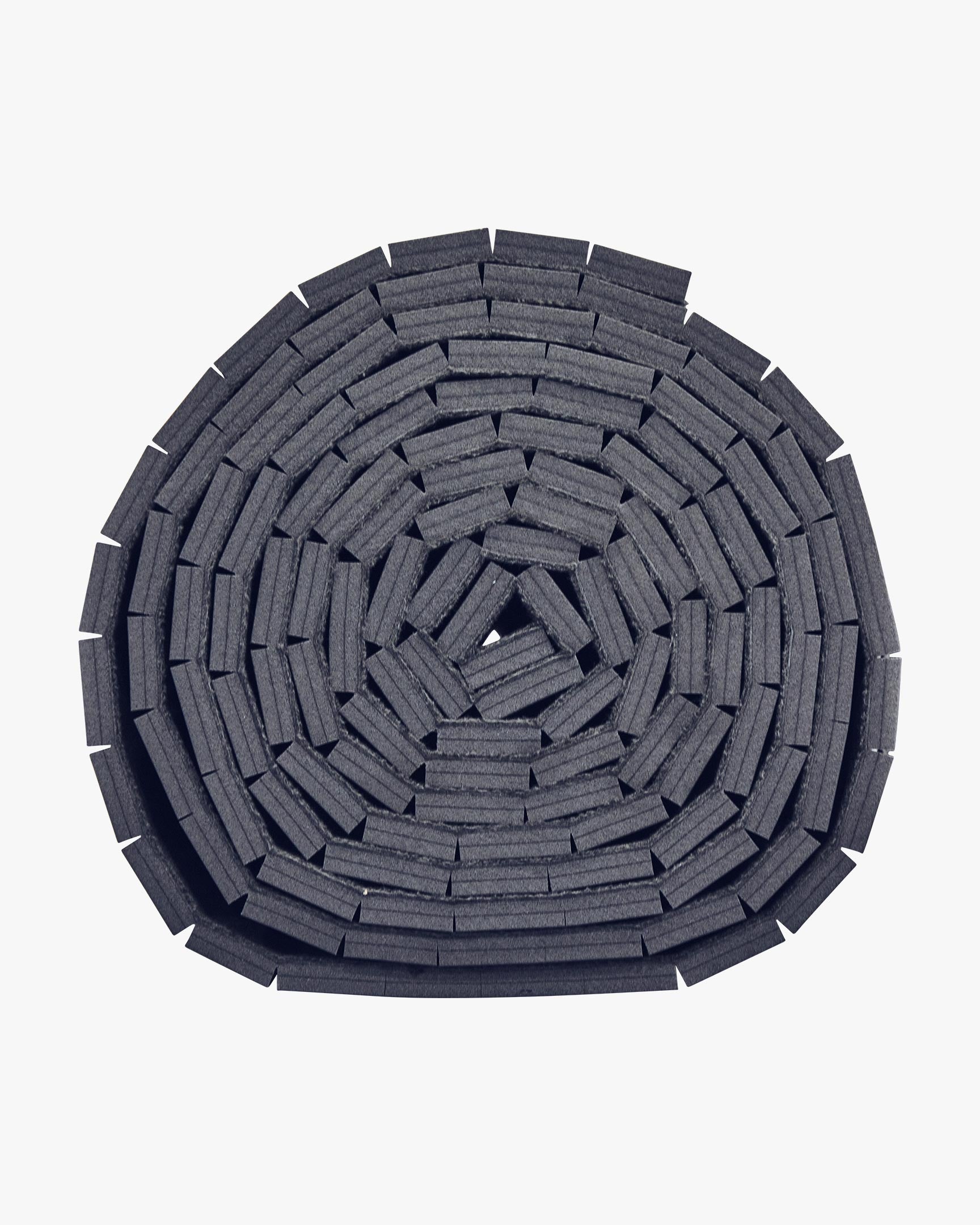 1-3/8” CARPET BONDED FOAM (blue, black, gray, and charcoal gray)