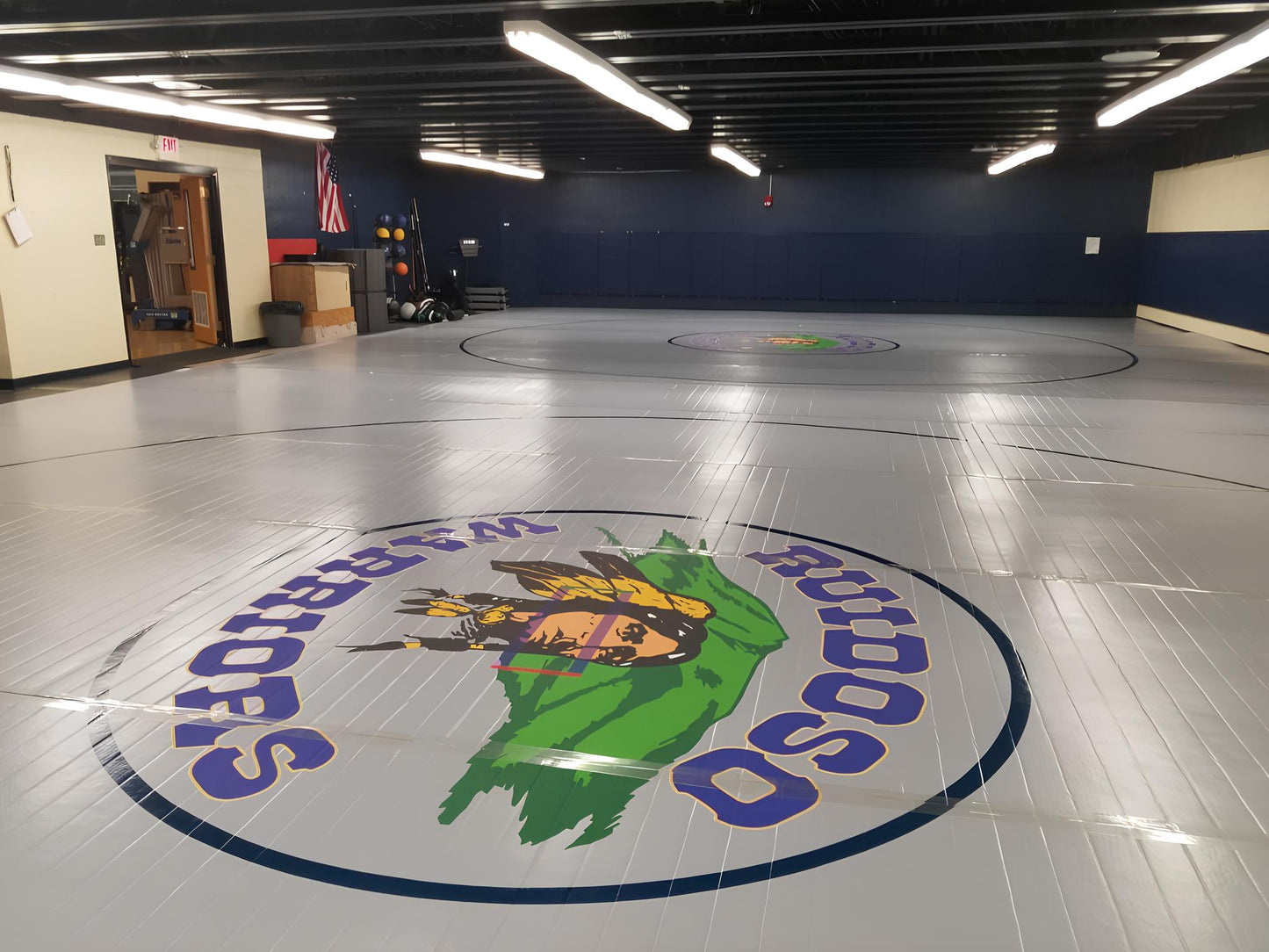 40' x 40' x 1 3/8" ROLL-UP WRESTLING MAT