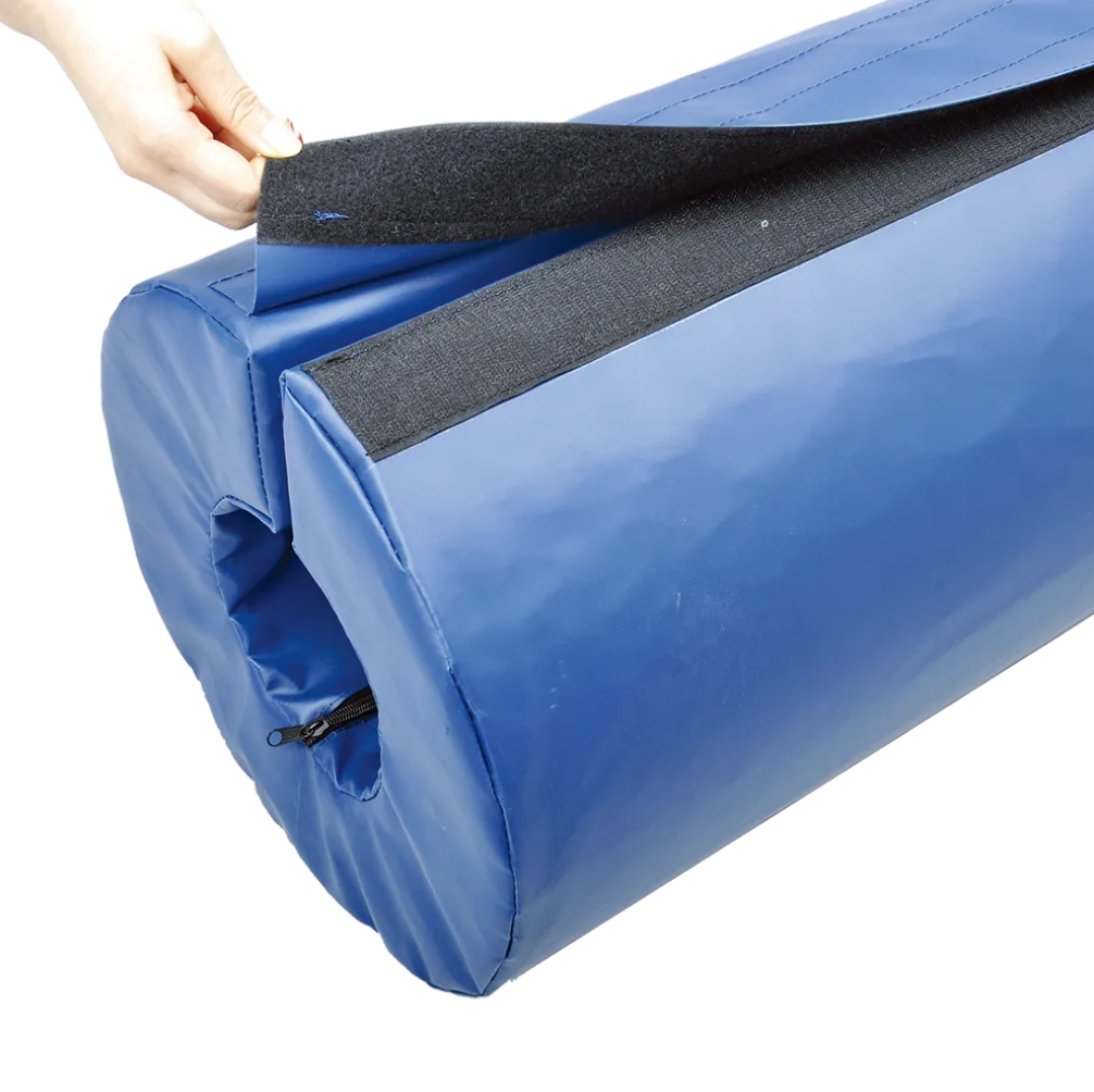 4' TALL POLE PAD, 4" DIAMETER FLAP CLOSURE ATTACHED