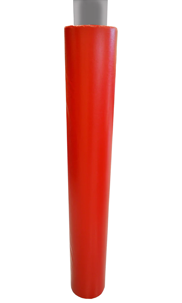 4' TALL POLE PAD, 2" DIAMETER FLAP CLOSURE ATTACHED