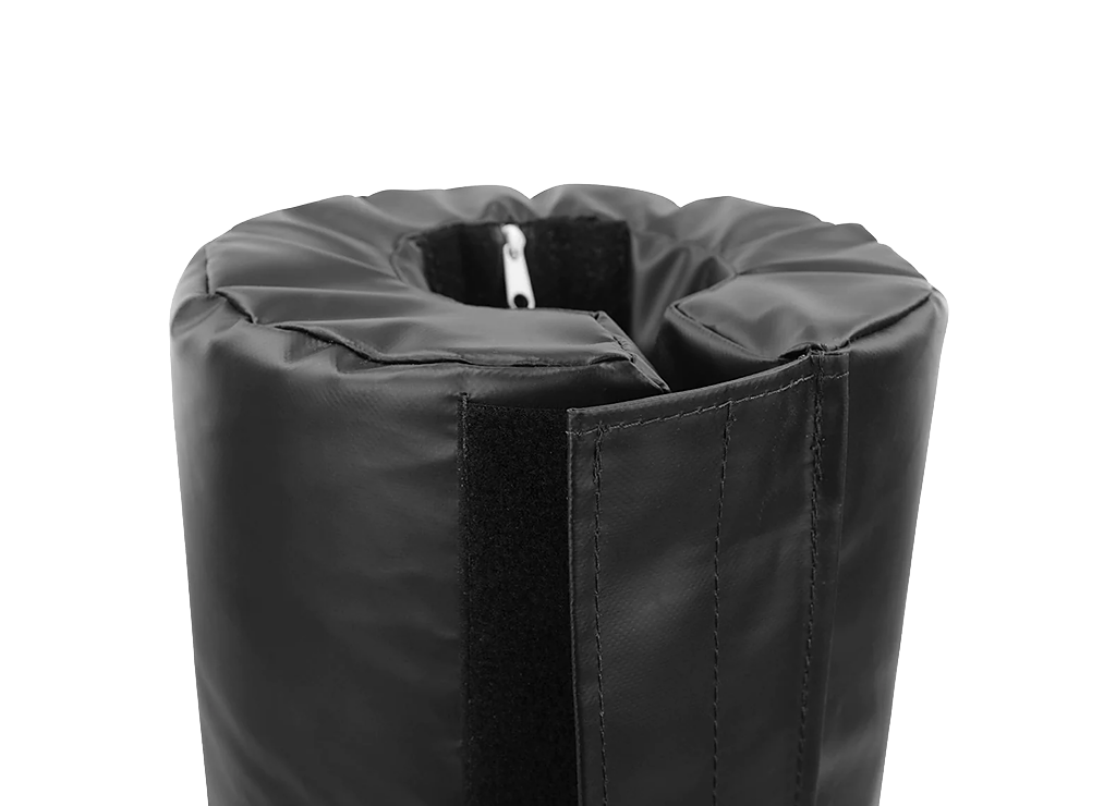 4' TALL POLE PAD, 2" DIAMETER FLAP CLOSURE ATTACHED