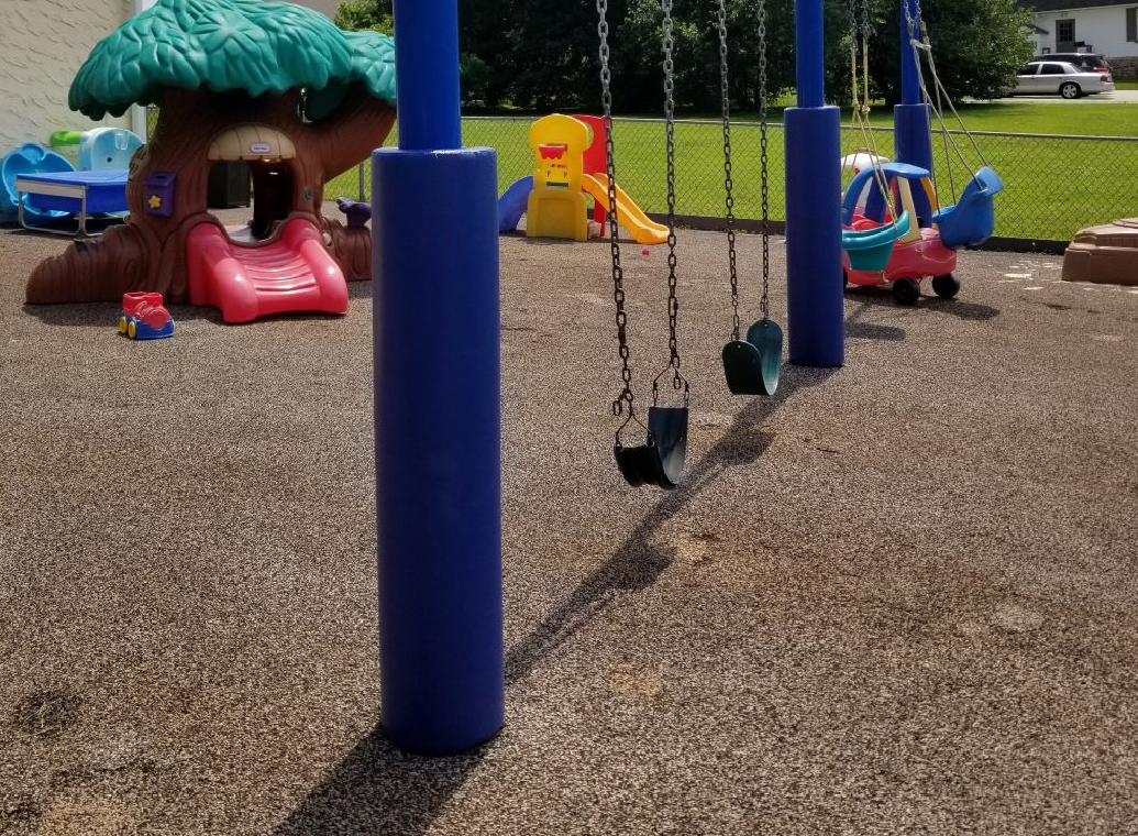 4' TALL POLE PAD, 6" DIAMETER FLAP CLOSURE ATTACHED