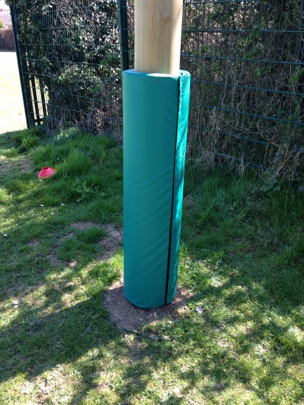 4' TALL POLE PAD, 8" DIAMETER FLAP CLOSURE ATTACHED