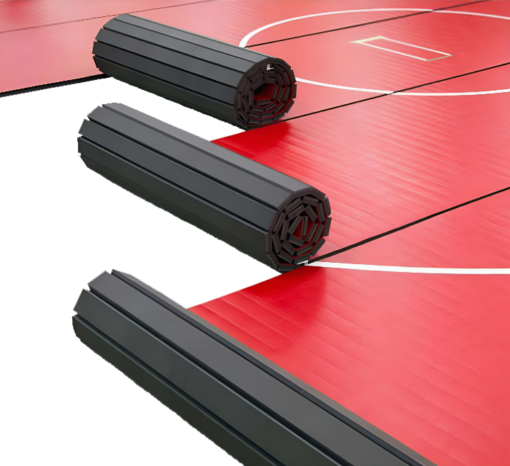 38' x 38' x 1 3/8" ROLL-UP WRESTLING MAT