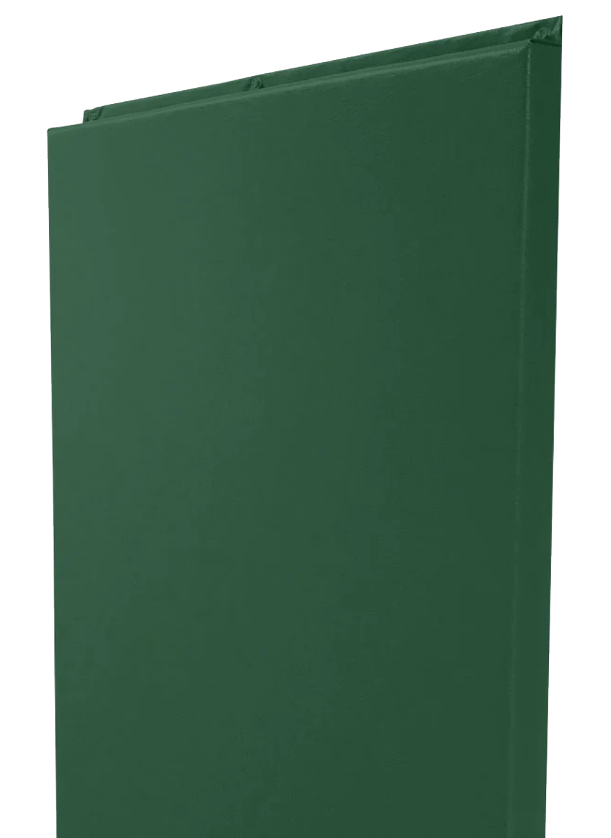 CUSTOM WOOD BACKED GYM WALL PADDING PANELS 2' X 4'