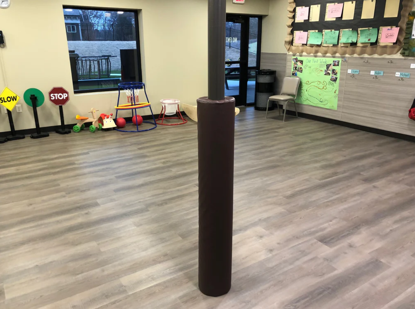 6' TALL POLE PAD, 5" DIAMETER