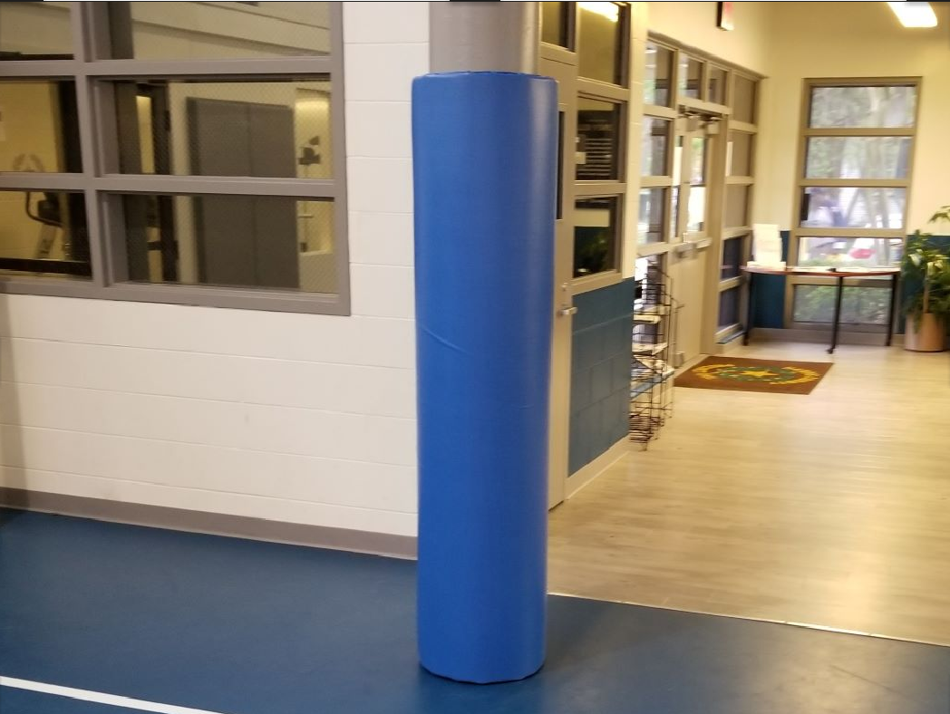 6' TALL POLE PAD, 10" DIAMETER