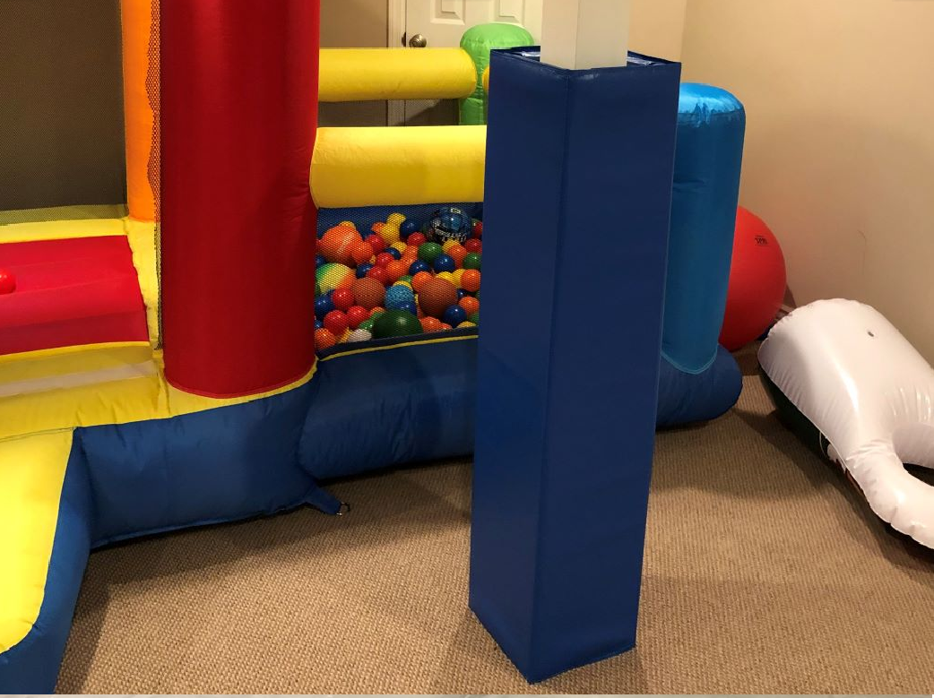 4' TALL FOUR SIDED COLUMN PAD, 9" SIDE WIDTH