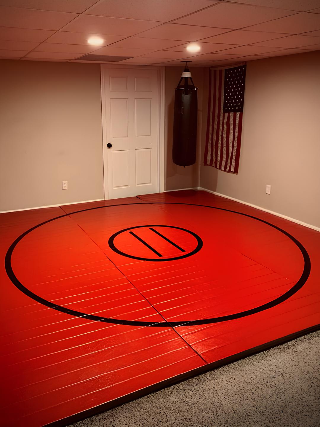 15' x 15' x 1 3/8" ROLL-UP WRESTLING MAT