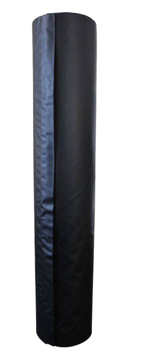 4' TALL POLE PAD, 4" DIAMETER FLAP CLOSURE ATTACHED