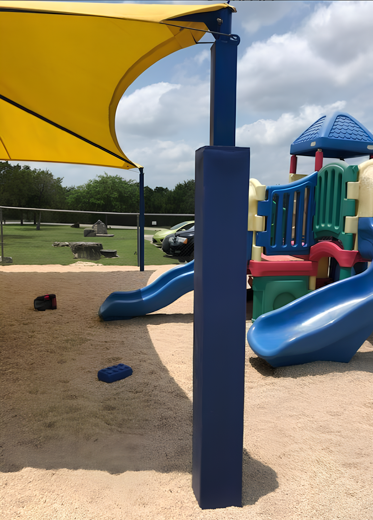 6' TALL FOUR SIDED COLUMN PAD, 4" SIDE WIDTH