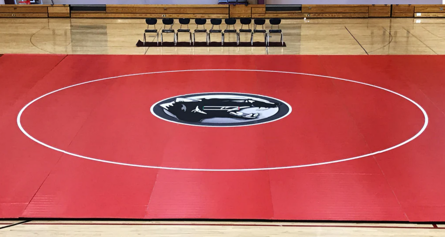 42' x 42' x 1 3/8" ROLL-UP WRESTLING MAT