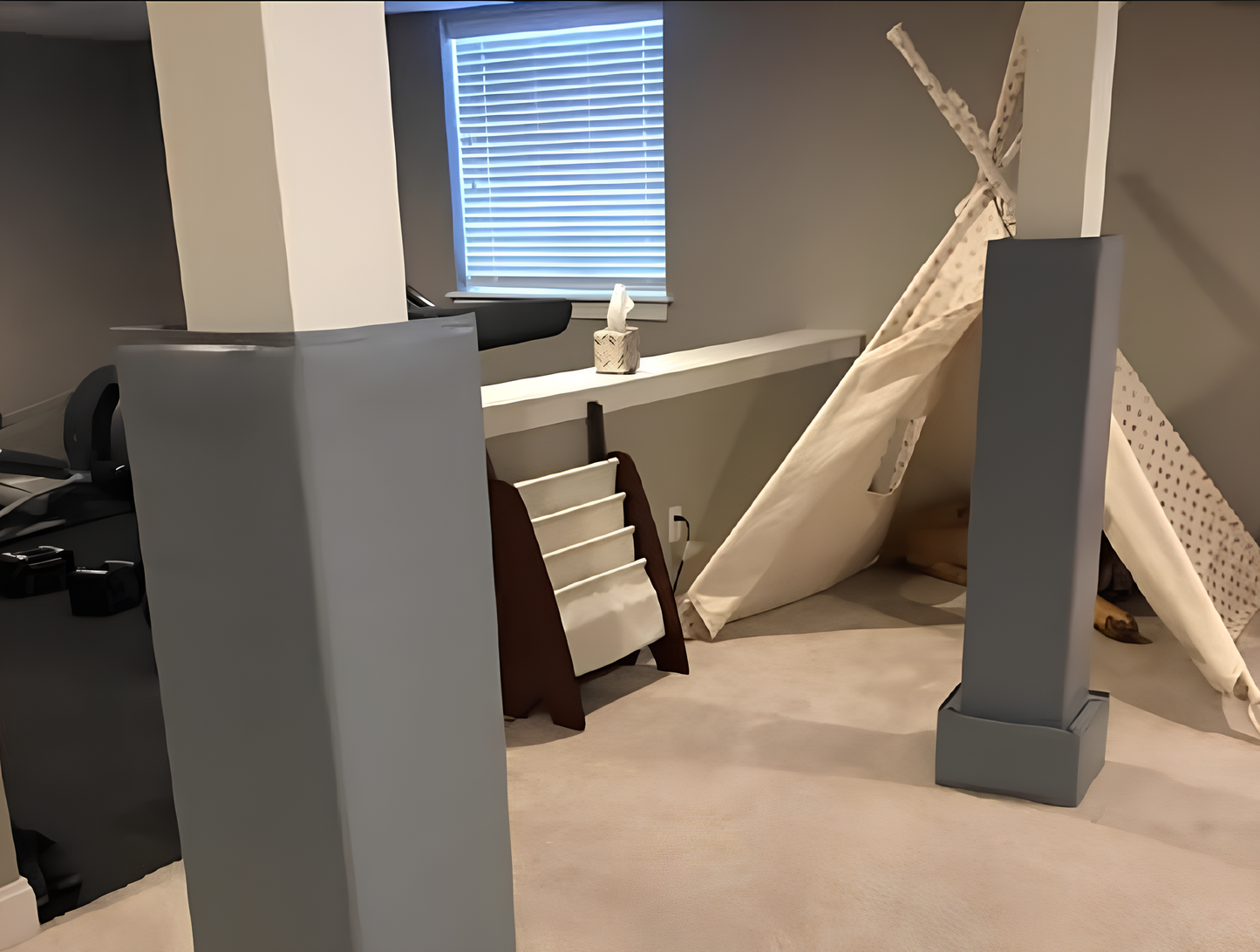 4' TALL FOUR SIDED COLUMN PAD, 11" SIDE WIDTH
