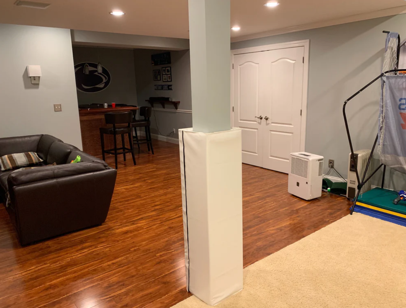 4' TALL FOUR SIDED COLUMN PAD, 9" SIDE WIDTH