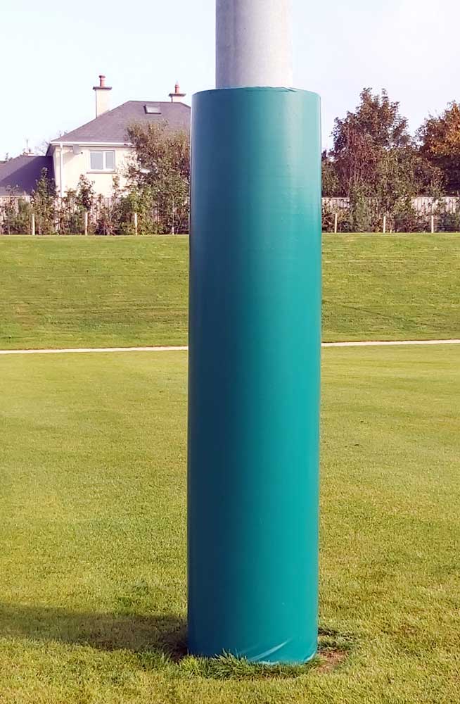 4' TALL POLE PAD, 9" DIAMETER FLAP CLOSURE ATTACHED