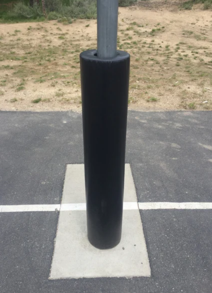 6' TALL POLE PAD, 6" DIAMETER
