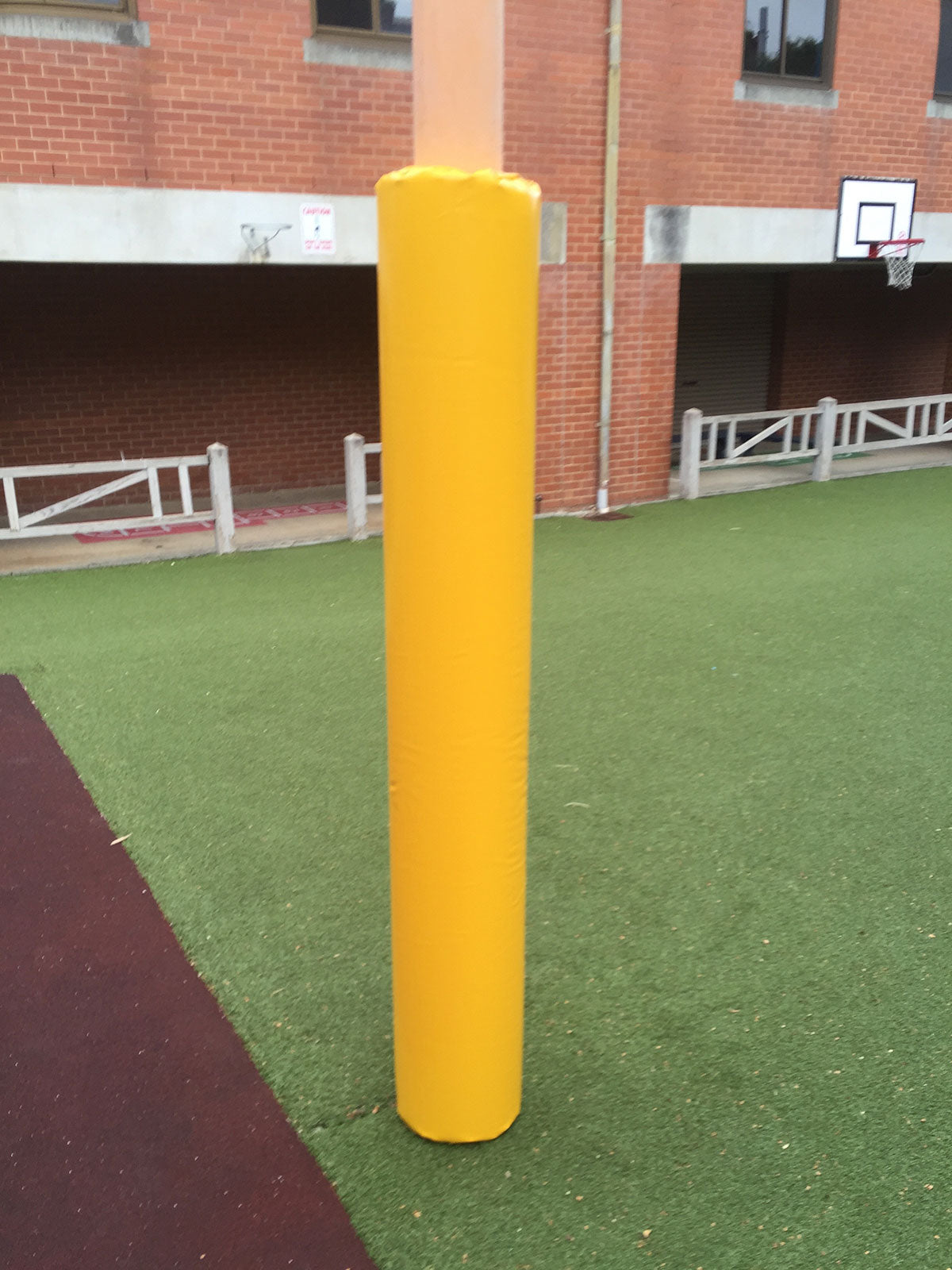 4' TALL POLE PAD, 4" DIAMETER FLAP CLOSURE ATTACHED