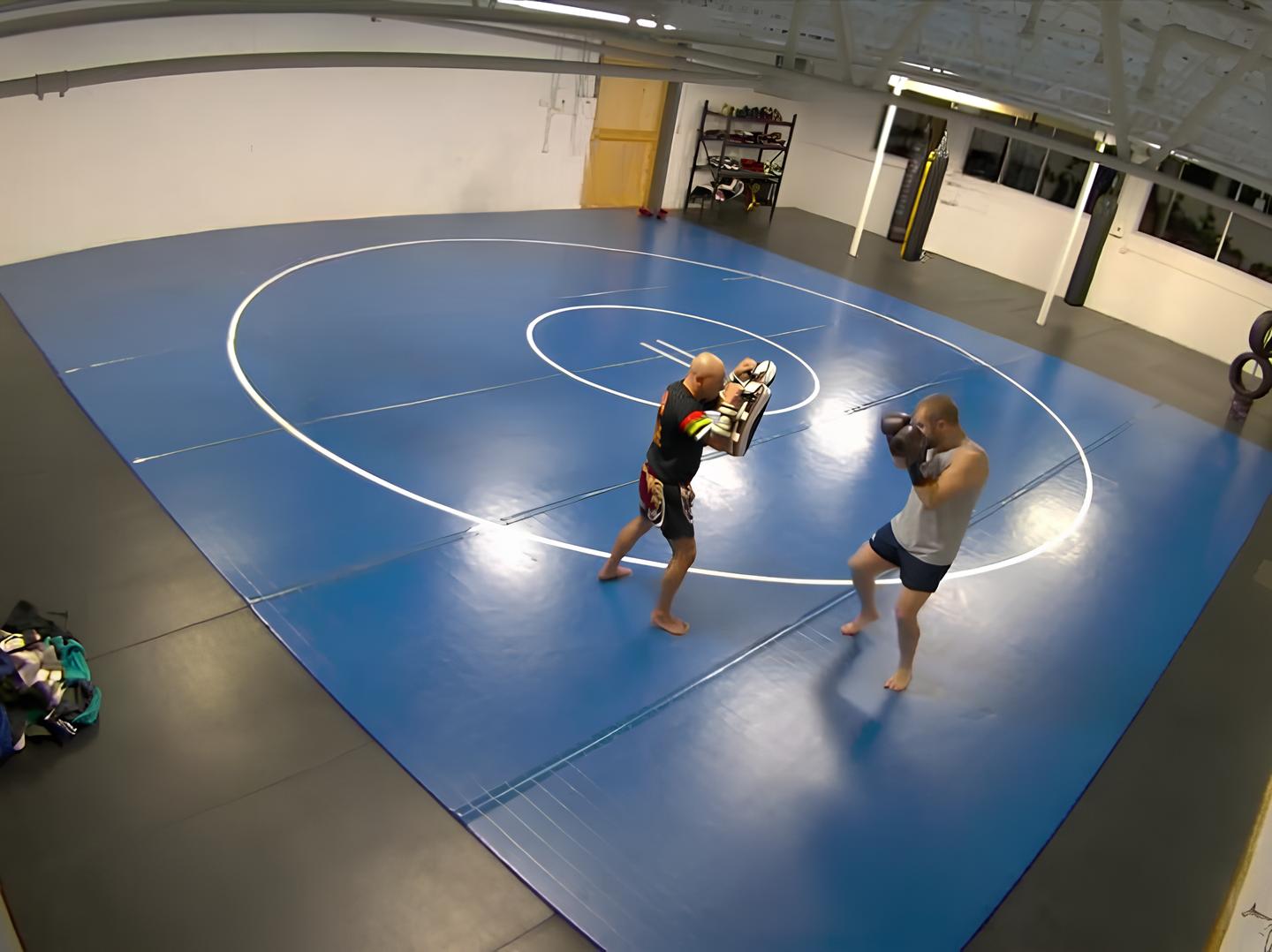 36' x 36' x 1 3/8" ROLL-UP WRESTLING MAT