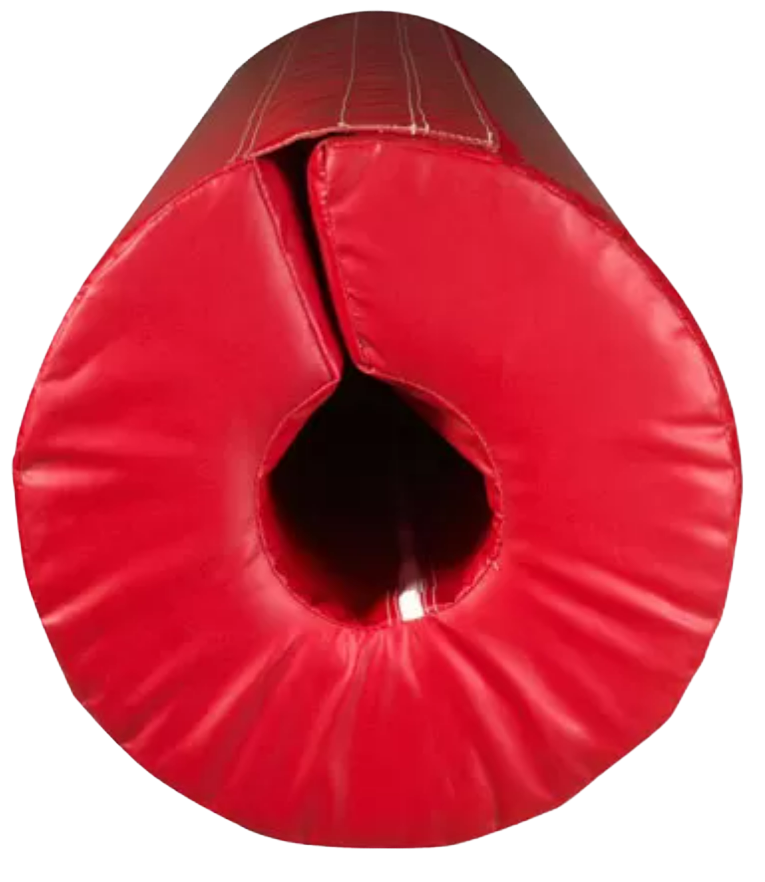 4' TALL POLE PAD, 3" DIAMETER FLAP CLOSURE ATTACHED