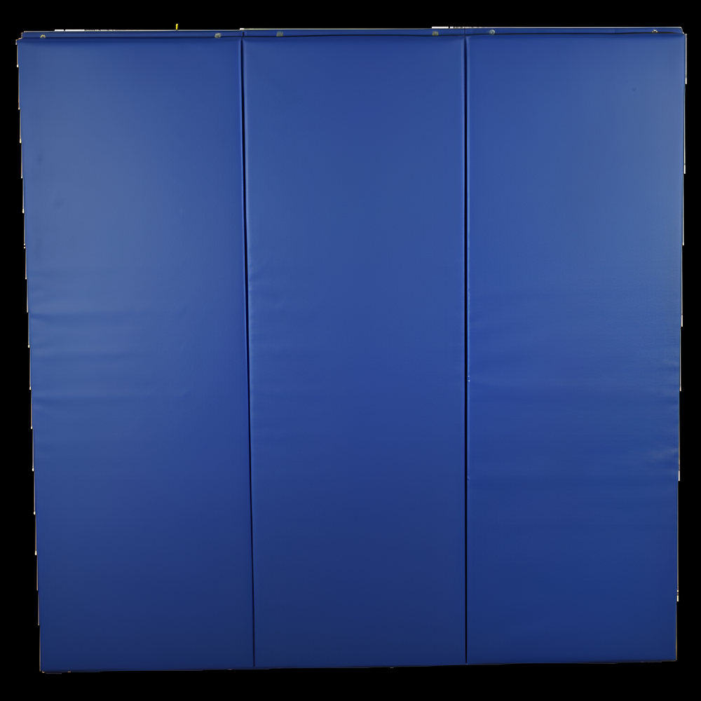 CUSTOM WOOD BACKED GYM WALL PADDING PANELS 2' X 7'