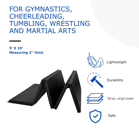 Gym Mats 2 Inch x 5x10 Ft. V4 18 oz